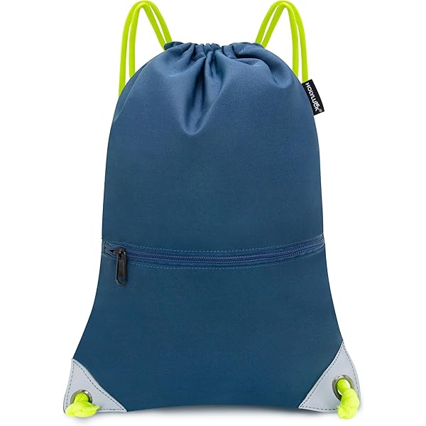 Amazon.com: Muka Nylon Drawstring Backpack Gym Sack Cinch